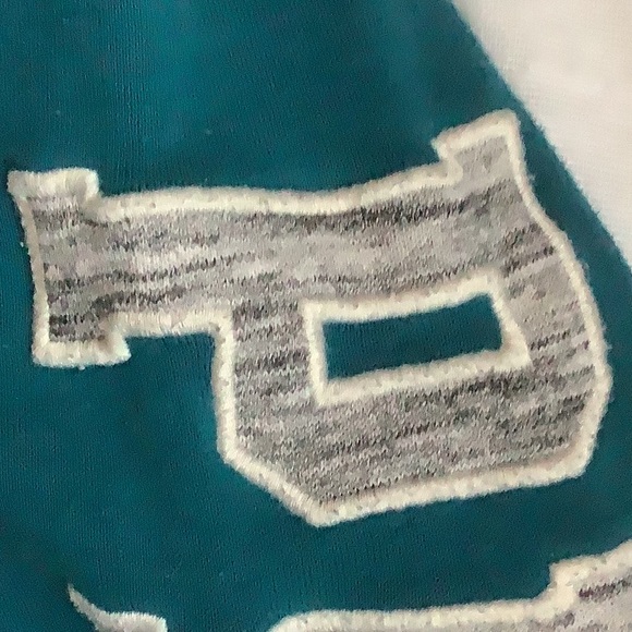 PINK 1/4 Zip Women’s Sweatshirt Size XSmall raised sewn letters on one sleeve - Picture 5 of 7